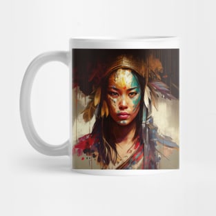 Powerful Asian Warrior Woman #3 Mug